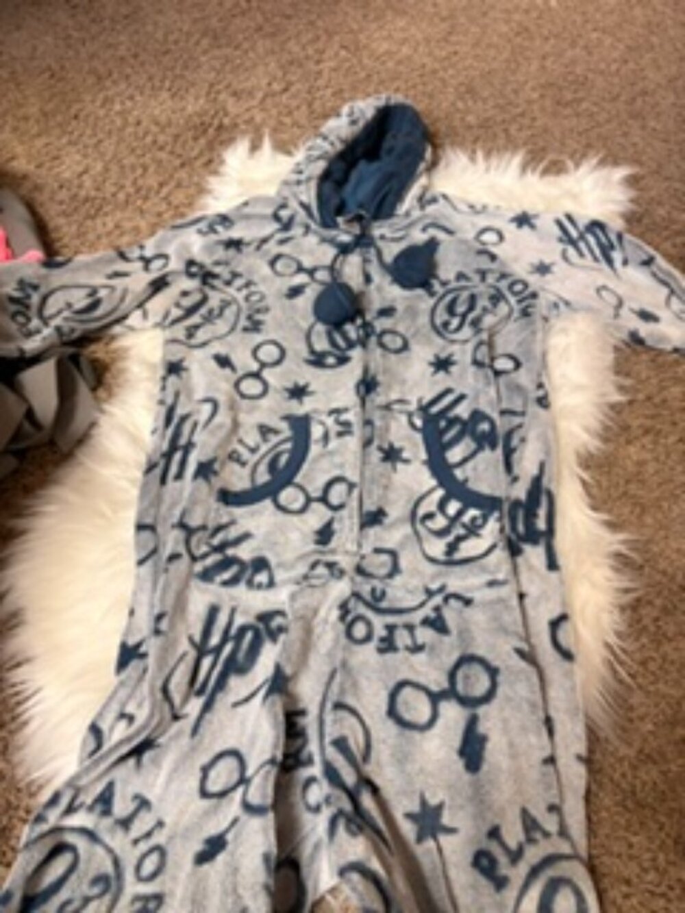 Harry Potter Wizarding World Hooded Onesie Pajama
